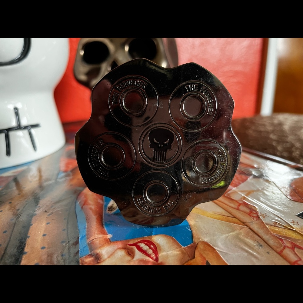 Mens Punisher Metal Belt Buckle